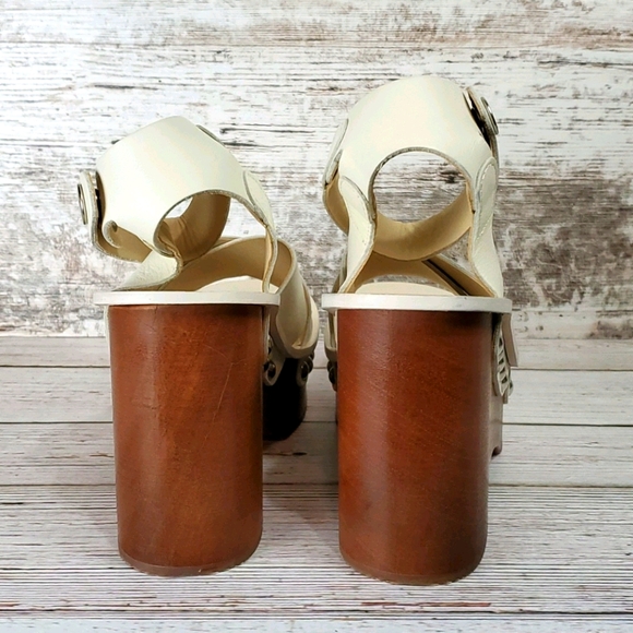 rag & bone | Hester Leather Platform Clog Sandals - Picture 3 of 10